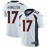 Nike Men & Women & Youth Broncos 17 DaeSean Hamilton White NFL Vapor Untouchable Limited Jersey,baseball caps,new era cap wholesale,wholesale hats